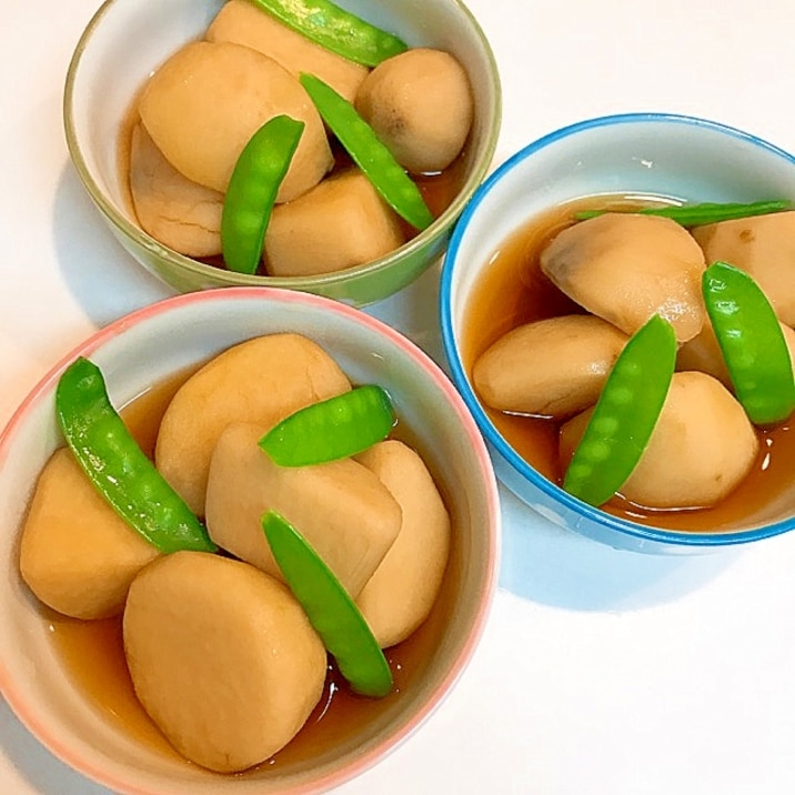 じっくり煮込んでほくほく仕上げ 里芋と絹さやの煮物 レシピ 作り方 By えだ豆カシューナッツ 楽天レシピ じっくり煮込んでほくほく仕上げ 里芋と絹さやの煮物 レシピ 作り方 By えだ豆カシューナッツ 楽天レシピ